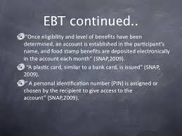 Michigan Ebt