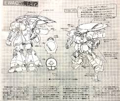 katoki hajime ewac zack initial design ロボット工学 デザイン ガンダム