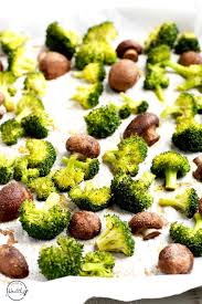 See the photo or how to cut broccoli). Roasted Broccoli And Mushrooms Easy Side Dish A Pinch Of Healthy