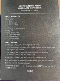 Carolina Inn Cookie In 2021 Chocolate Chip Recipes Pecan Cookies Chocolate Chip Cookies