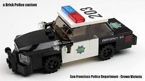 San Francisco Police Dept Crown Victoria By Lego Police Force Via Flickr Lego Police Lego Police Car Lego Wheels