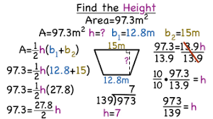 Simon says that to find the area of a trapezoid, you can multiply the height by the top base and the height by the bottom base. How Do You Find The Height Of A Trapezoid If You Know The Area And Bases Virtual Nerd