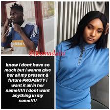 Mr eazi property lyrics ft. I Want Your Name On All My Properties Singer Eazi Gushes About Love For Girlfriend Temi Otedola Gistmania