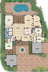 Mediterranean house plans draw inspiration from moorish, italian, and spanish architecture. House Plan 71501 Mediterranean Style With 4730 Sq Ft 4 Bed 3 Bath 1 Half Bath