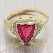 Download this free icon about diamond shaped shield, and discover more than 14 million professional graphic resources on freepik. 1930 S Antique Art Deco 14k Yellow Gold Red Glass Shield Ring Collectors1946 Com