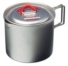 Backpackers who do any cooking more advanced than boiling water should carry one of evernew's cooksets. Racelite Evernew