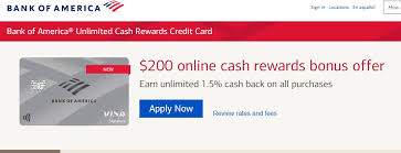 Maybe you would like to learn more about one of these? Update Available New New Bank Of America Unlimited Cash Rewards Card Get Up To 2 625 Cash Back With No Annual Fee
