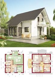 Satteldach Haus Klassisch Mit Erker Anbau Grundriss Einfamilienhaus Evolution 143 V4 Bien Zenker Fertigh Grundriss Einfamilienhaus Einfamilienhaus Haus Plane