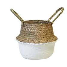 It is exciting to find our wish list plants but it is sometimes not easy to find a perfect pot for our lovely ones, especially because a lot of the cute. Clearance Seagrass Wicker Folding Plant Flower Basket Flower Pots Outdoor Indoor For Home Garden Wall And Wedding Decoration White Buy Online In Aruba At Aruba Desertcart Com Productid 67747431