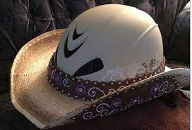 We Ve All Seen Western Helmet Hats And To Be Truthful They Just Don T Have The Same Visual Appeal As A Tr Horse Riding Helmets Horse Helmets Horse Riding Boots