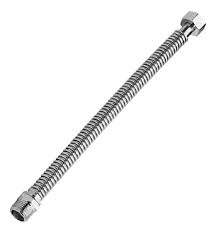 FLEXIBLE "CHICOTE" Y "CAFU" DE COBRE CROMADO 1/2" X50