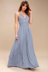 This Is Love Slate Blue Lace Maxi Dress Blue Lace Maxi Dress Long Summer Dresses Beach Maxi Dress