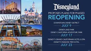 Disneyland Resort Proposes Plans To Begin Phased Reopening July 9 With Proposed Reopening Of Theme Parks July 17 Disney Parks Blog