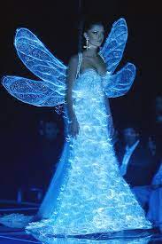 Ella Zahlan Glow In The Dark Dress Light Up Dresses Dark Wedding Dress Dark Dress