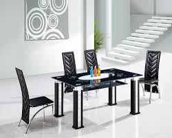 Durable rubberwood construction with black finish. New Product Furniture Stylish Black Glass Dining Room Set Modern Dining Table Sets Buy Open Black Dining Table Tempered Glass Dining Table Dining Table With A Shelf Product On Alibaba Com