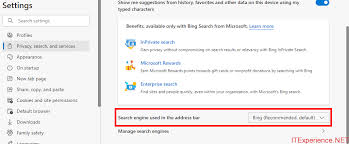 Choose www.ecosia.org from the list of available search providers and choose set as default. 2021 Change Edge Default Search Engine To Google