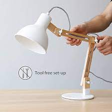 A wide variety of swing arm desk lamps options are available to you, such as lighting solutions service, power supply, and lifespan (hours). Tomons Swing Arm Led Desk Lamp Wood Designer Table Lamp Reading Lights For Living Room Bedroom Study Office Desk Lamp Table Lamp Design Wooden Desk Lamp