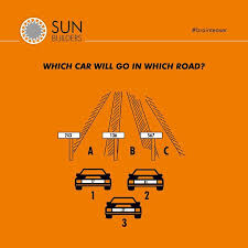 Brain teaser puzzles and riddles with answers for your interviews and entrance tests. Sun Builders Let S See Who Can Solve This Puzzle Can You Tell Which Car Will Go In Which Road Comment Your Answer Below Car 1 17 Car 2 81 Car 3