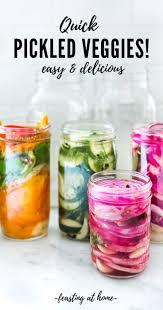Quick Pickled Vegetables Recipe Quick Pickled Vegetables Easy Delicious Recipes Pickling Recipes