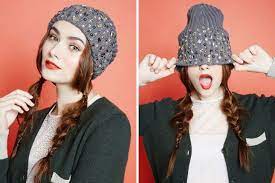 12 Hairdos That Look Hot Under A Winter Hat Hat Hairstyles Winter Hats Hot Hair Styles
