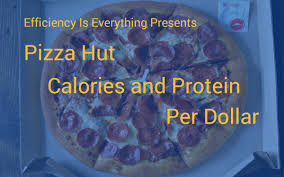 How many calories in a pizza hut 12 medium pan. Pizza Hut Calories Per Dollar And Protein Per Dollar