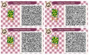 Yellow Flower Beds By Quirkberry Animal Crossing New Leaf Animal Crossing Qr Animal Crossing Qr Codes Animal Crossing