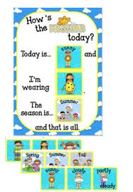 weather chart for circle time