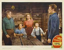 Santa cruz county historic photograph collection; Janet Leigh Dean Stockwell Van Johnson Thomas Mitchell And Selena Royle In The Romance Of Rosy Ridge 1947 Dean Stockwell Janet Leigh Johnson