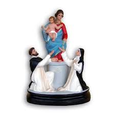 Che cosa è madonna di pompei? Statua Madonna Di Pompei Da 35 Cm