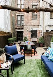 What kind of grass stays green all year what removes grass stains from jeans indoor outdoor rug faux grass carpet turf 5 3 x7 3 rubber back deck patio green wwvproduct. Diy Artificial Grass The Weekender Urban Patio Makeover East Coast Creative