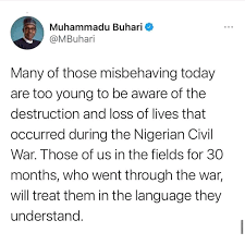 Twitter earlier deleted a post made by the official account of president muhammadu buhari. Xxnz9ufhwc Mom