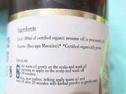 Brahmi booti oil, aka bacoba monnieri is an excellent remedy for many problems. Khandige Pure Pristine Organic Brahmi Hair Oil Review Price Claims