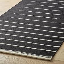 Black And White Striped Runner Rug Black With White Stripe Runner 2 5 X8 Reviews Cb2 Striped Rug Modern Rug Runner Black Runners