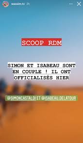 Une des actrices dévoile avoir été clashée, même son père avait honte. Isabeau Ordm En Couple Avec Simon Castaldi Elle Aurait Deja Quelqu Un A L Exterieur