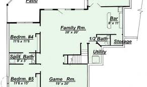 A common mistake for the bathroom is to have. 17 Ranch Basement Floor Plans Inspiration That Define The Best For Last House Plans