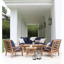 The perfect dining set for your patio should be stylish, durable, and comfortable. Catalina Teak 5 Piece Sofa Set Various Colors Sam S Club Teak Patio Furniture Teak Sofa Patio Furniture Sets