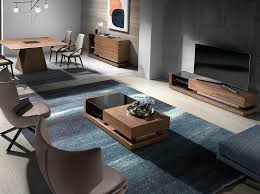 What coffee table shape do you prefer? Walnut Wood Coffee Table And Black Stained Glass With Drawer Angel Cerda