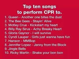Cpr Songs Cpr Songs Cpr Training Top Ten Songs