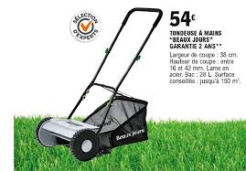 Check spelling or type a new query. Offre Tondeuse A Mains Beaux Jours Chez Eleclerc Brico