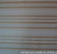 Lmn504 Nylon Silver Metallic Yarn Lurex Blended Synthetic Drawnwork Stripe  Microfiber Elastic Knitted Underwear Fabric