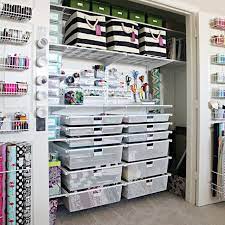 To make it look less. 15 Creative Craft Room Organization Ideas