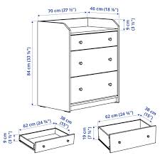Find a wide range of dressers ranging from 4 drawers to 8. Hauga 3 Drawer Chest White 271 2x331 8 Ikea