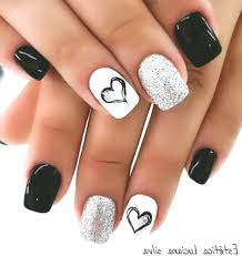 Black And White Nail Art For Short Nails Pin On Spitze Nagel
