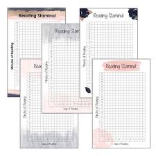 Reading Stamina Charts 10 Different Designs