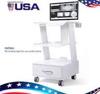 Dental Medical Cart Mobile Trolley fit Digital Intra Oral Scanner Hospital