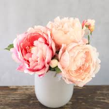 Check spelling or type a new query. Artificial Luxury Faux Silk Light Pink Peony Flowers Individual Pink Peonies