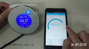 wifi colorful thermostat for fan coil