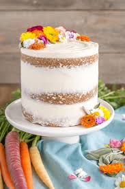 Carrot Cake With Edible Flowers Best Carrot Cake Carrot Cake Recipe Easy Vanilla Cake Recipe