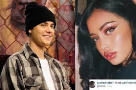 Garota elogiada por Justin Bieber na internet posta foto com barriguinha  saliente: “Segredo revelado”