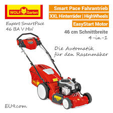 Was ist die beste wolf rasenmäher? Wolf Garten Expert Smart Pace 46 Ba V Hw Rasenmaher
